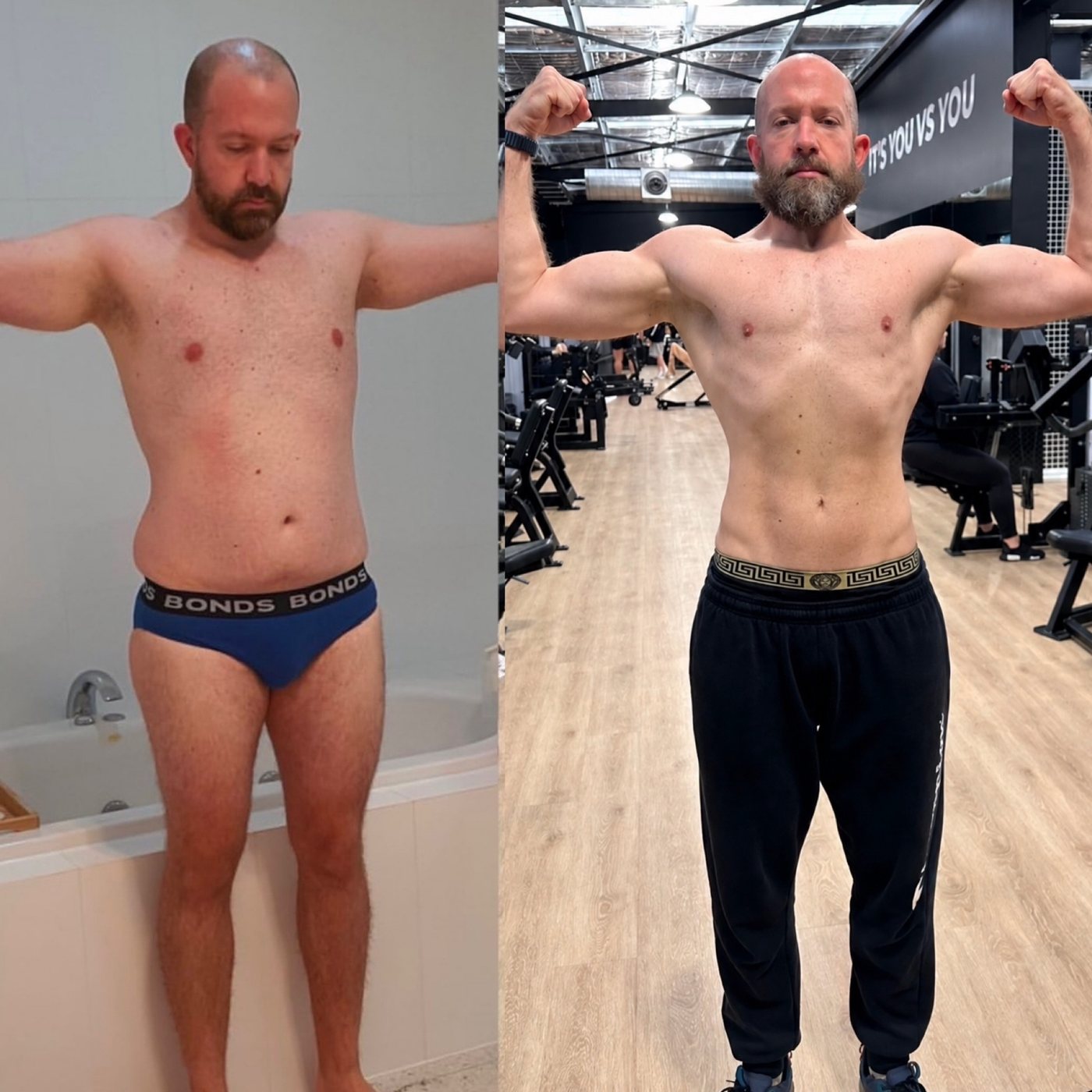 Oliver, before and after