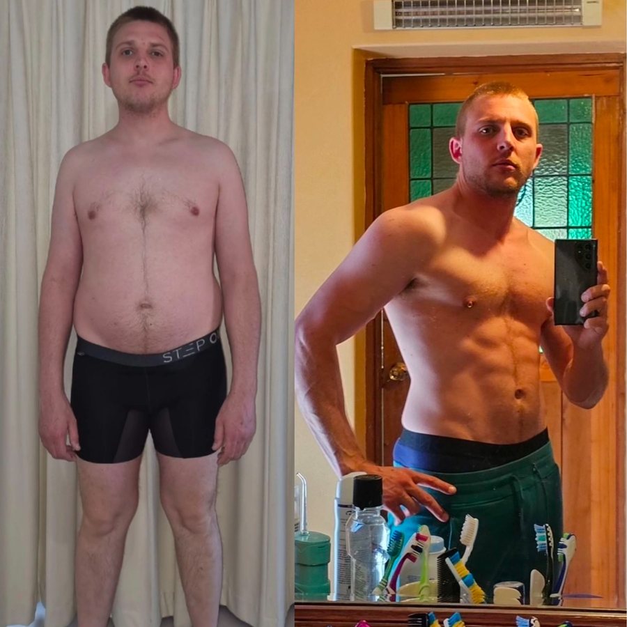 Client, before and after