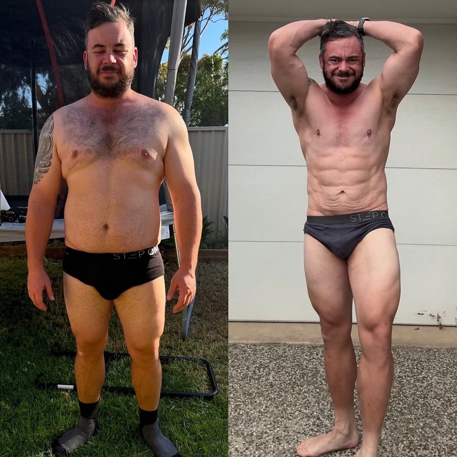Client, before and after