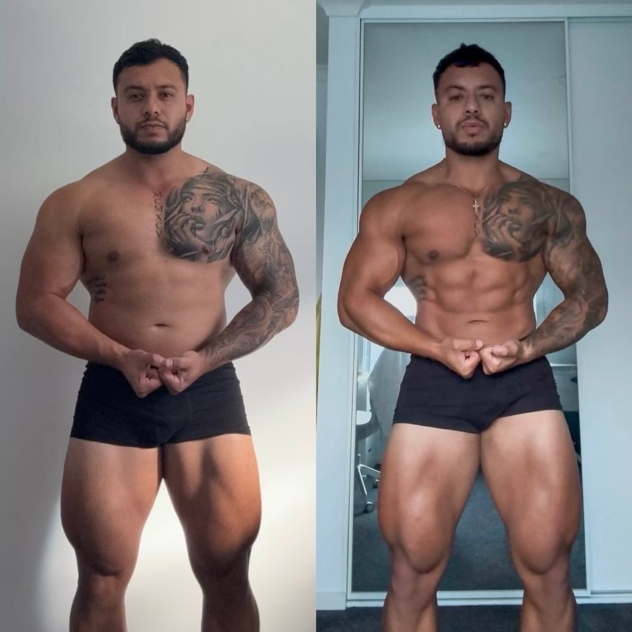 Client, before and after