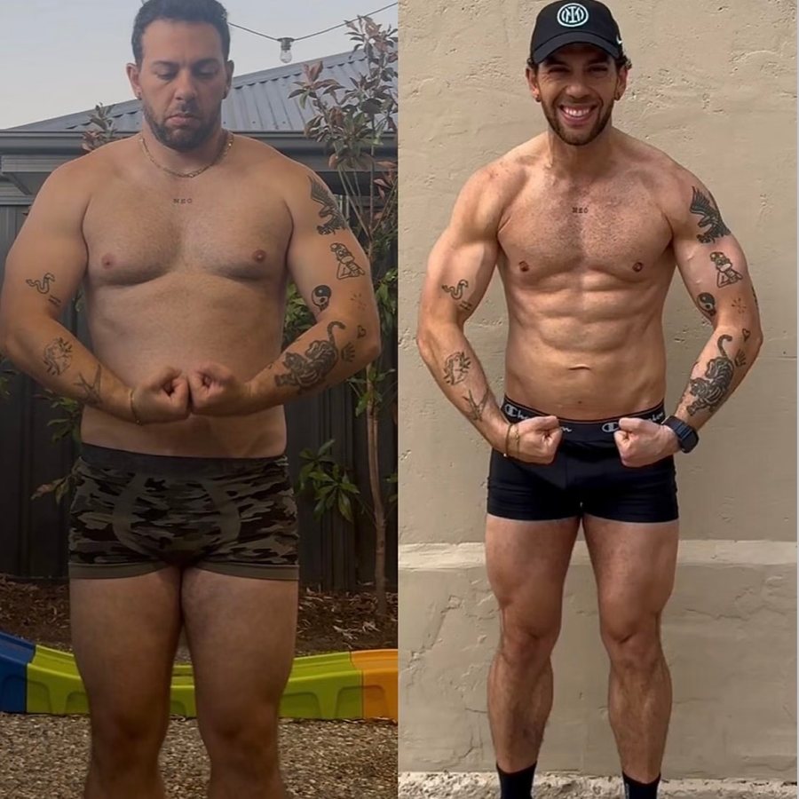 Client, before and after