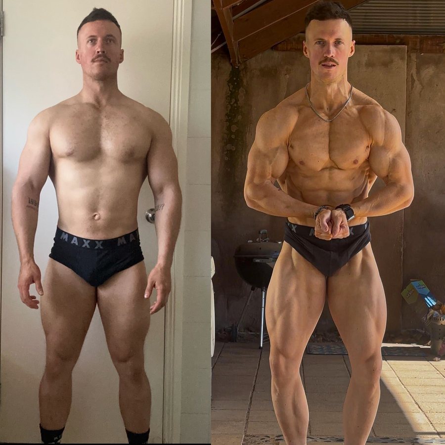 Client, before and after