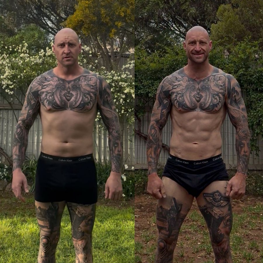 Client, before and after