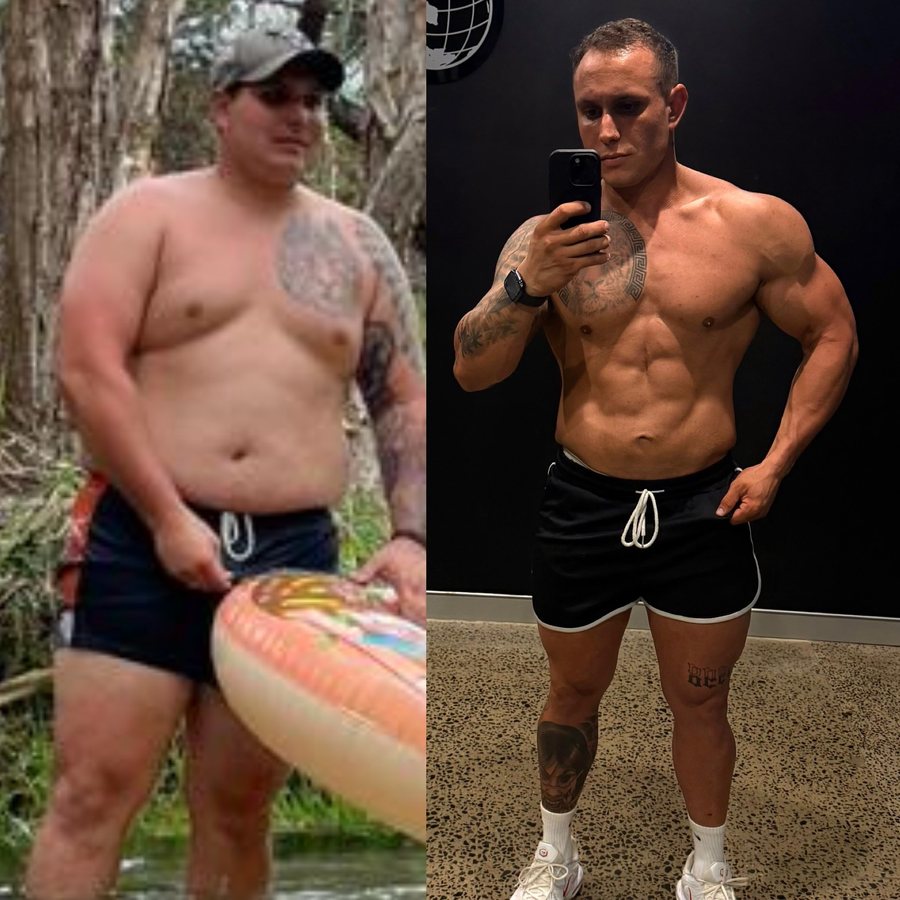 Client, before and after