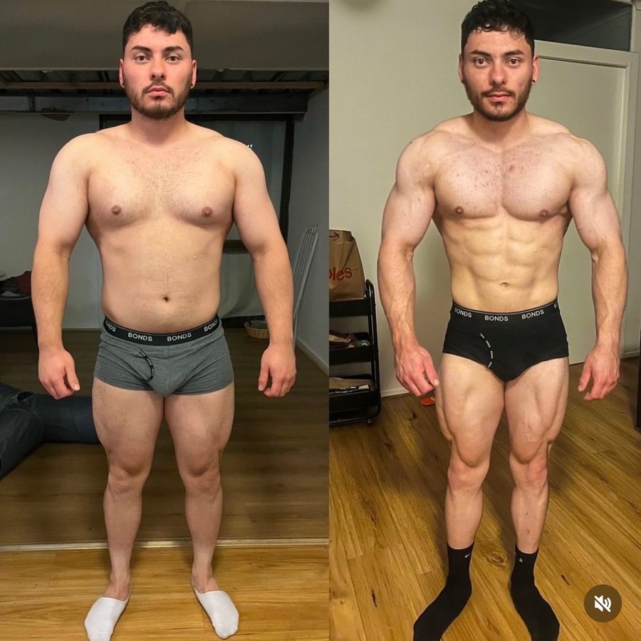 Client, before and after