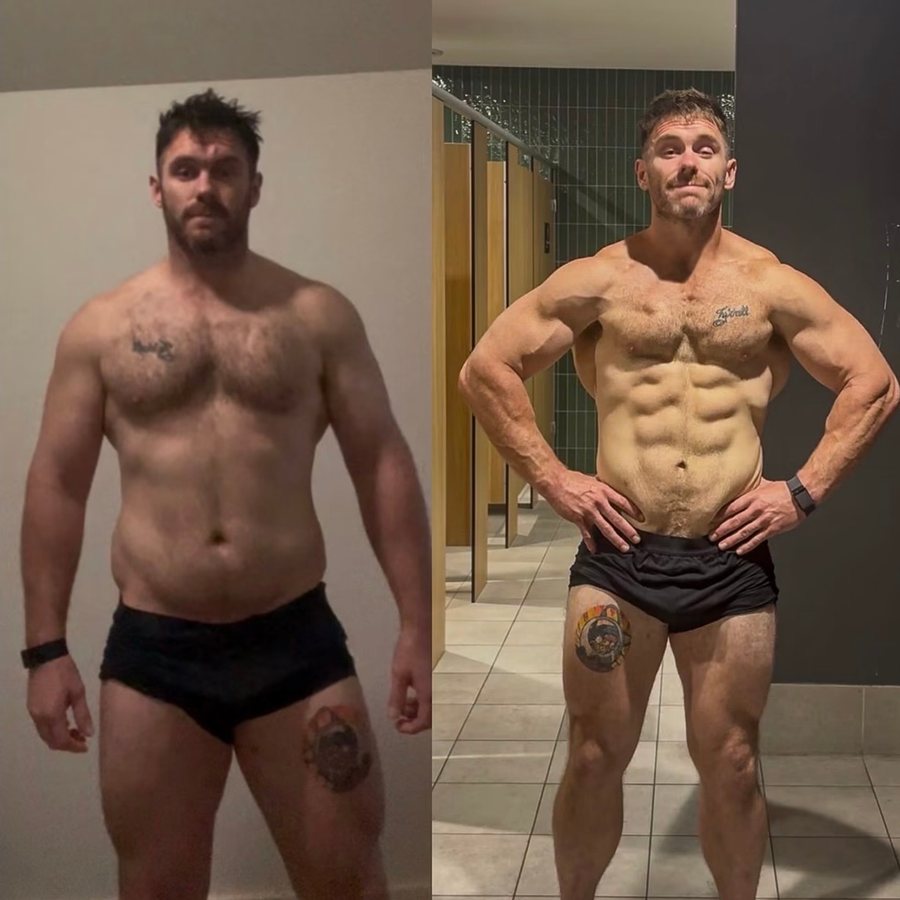 Client, before and after