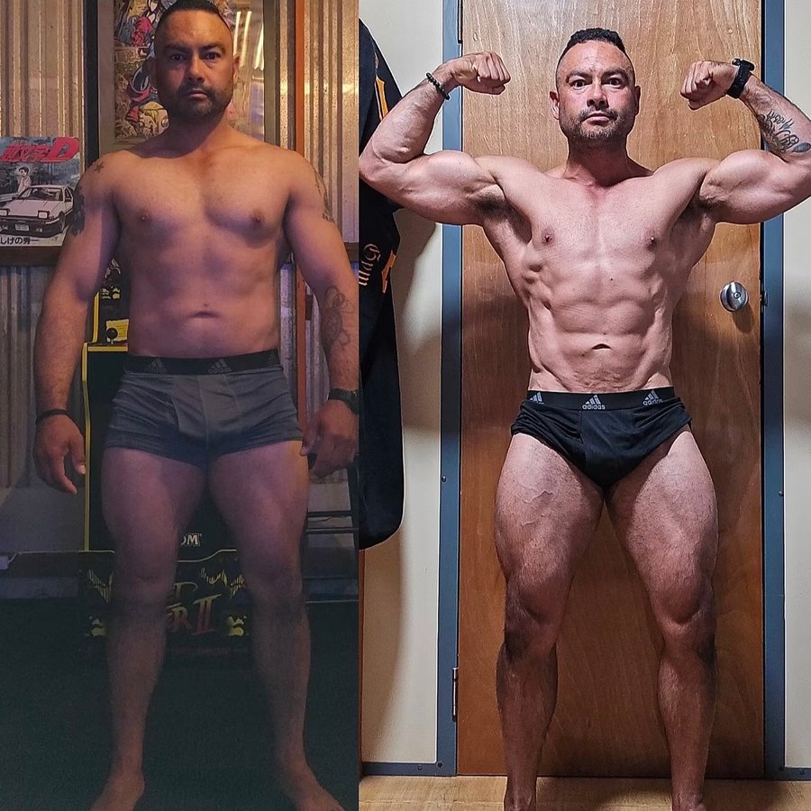 Client, before and after