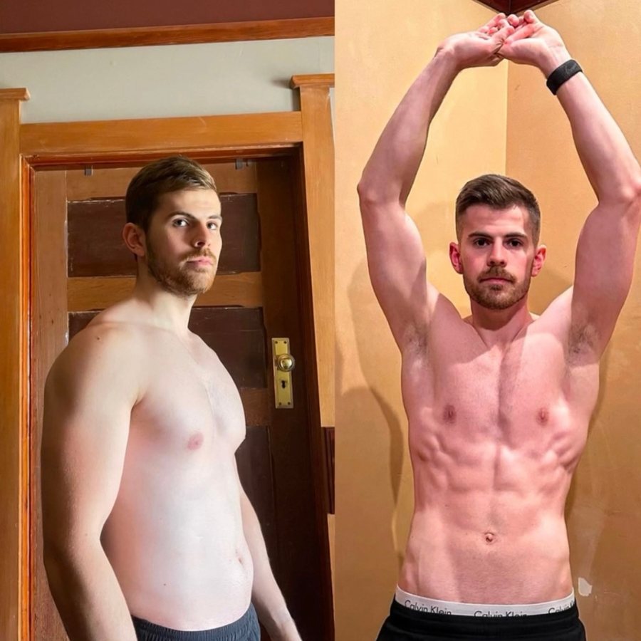 Client, before and after